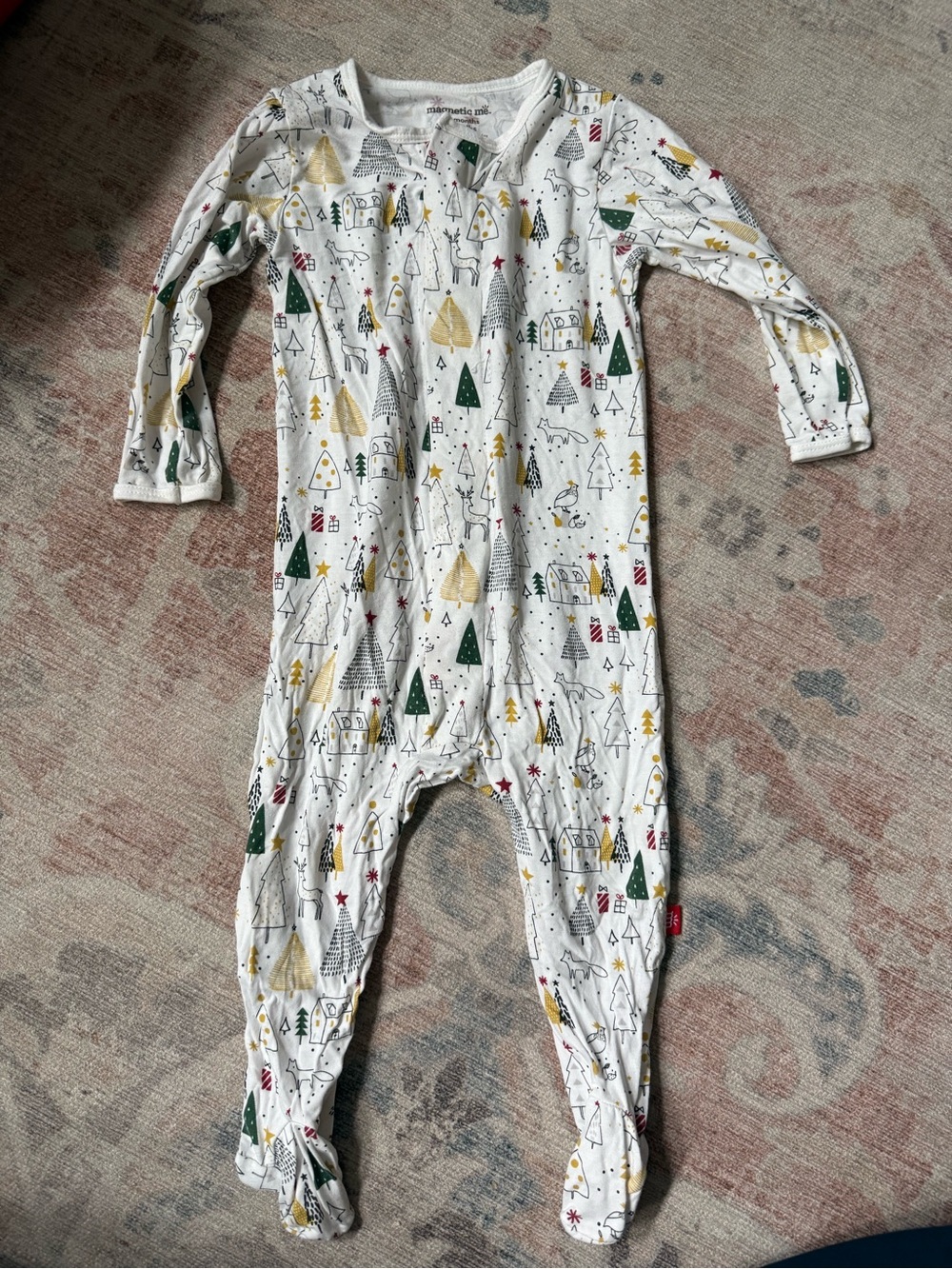 Magnetic Me winter Christmas  Footie Pajamas